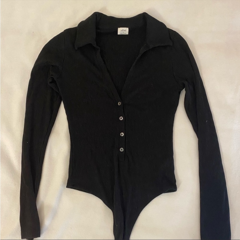 Wilfred Charlotte black bodysuit size small from Aritzia